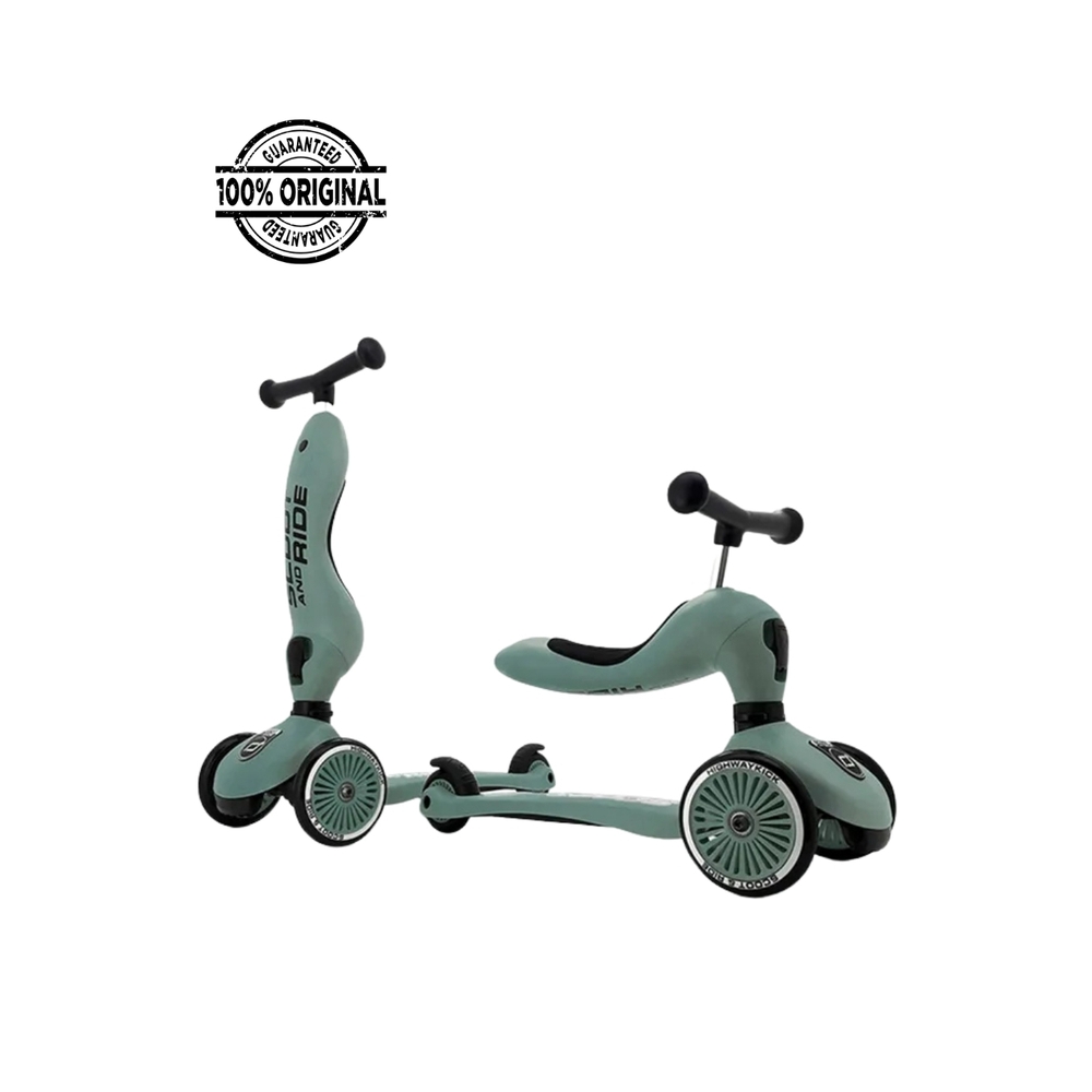 Scoot & Ride 2-in-1 Highwaykick 1 Scooter – Forest