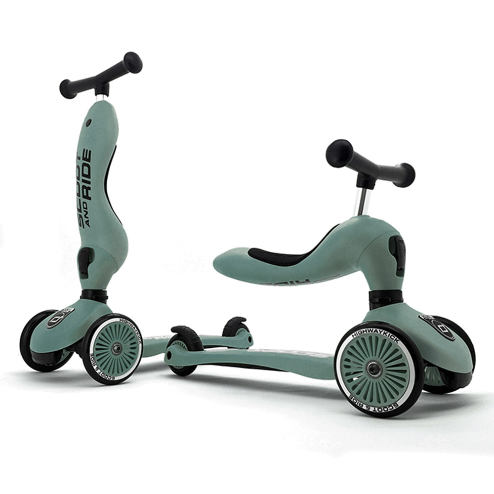 Scoot & Ride 2-in-1 Highwaykick 1 Scooter – Forest