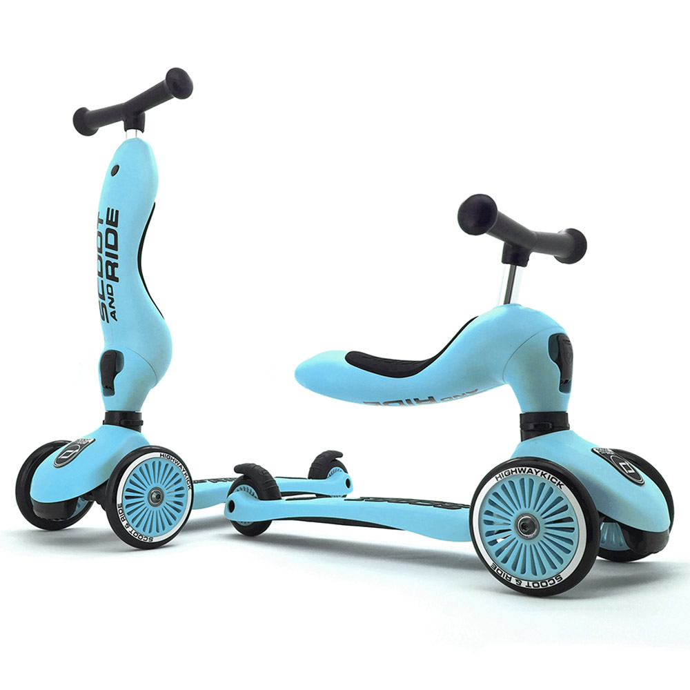 Scoot & Ride 2-in-1 Highwaykick 1 Scooter – Blueberry