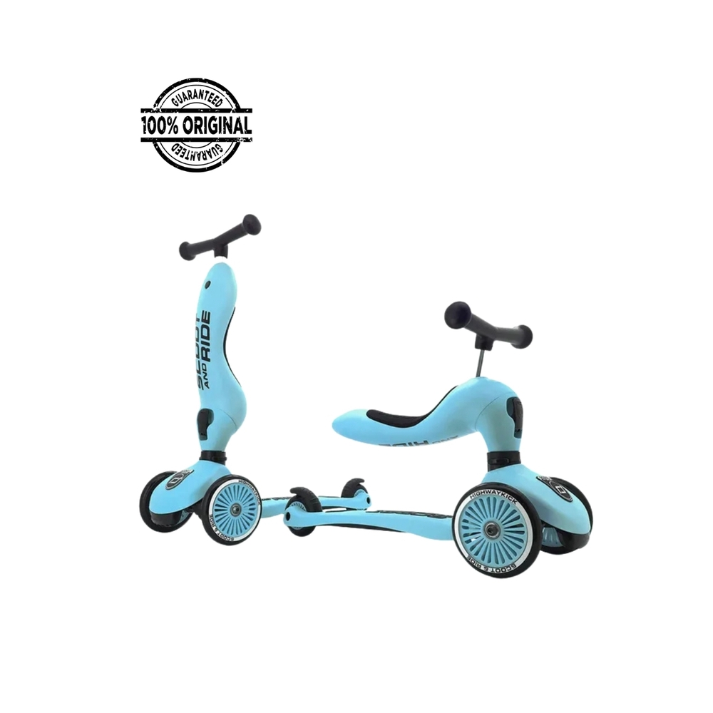 Scoot & Ride 2-in-1 Highwaykick 1 Scooter – Blueberry
