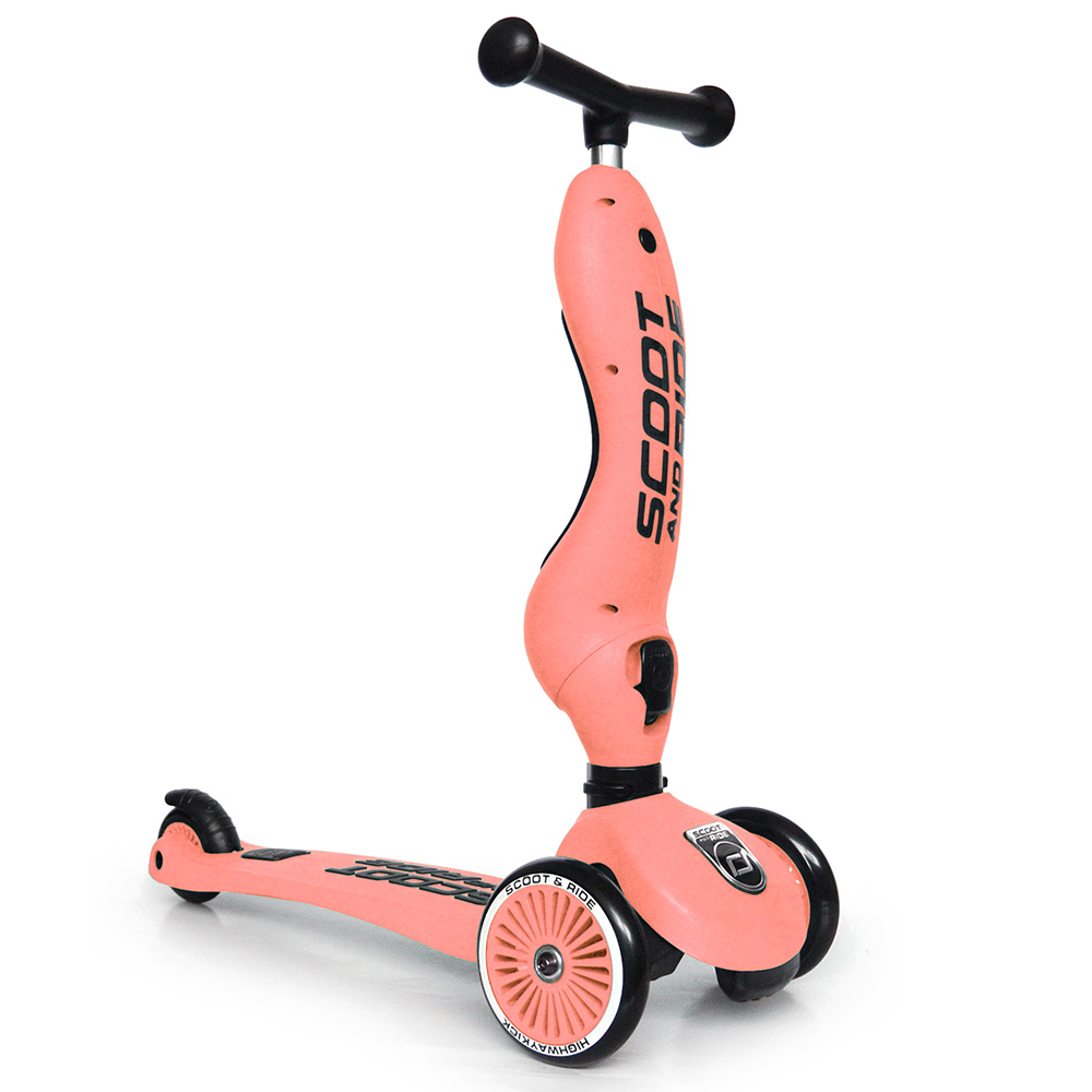 Scoot & Ride 2-in-1 Highwaykick 1 Scooter – Peach