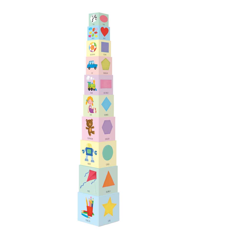 Sassi Junior - Play & Learn Eco Blocks & Book