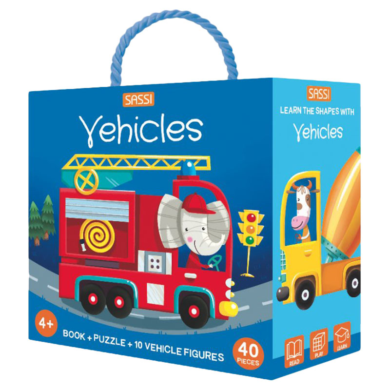 Sassi - Q-Box Vehicles Activity Box Set