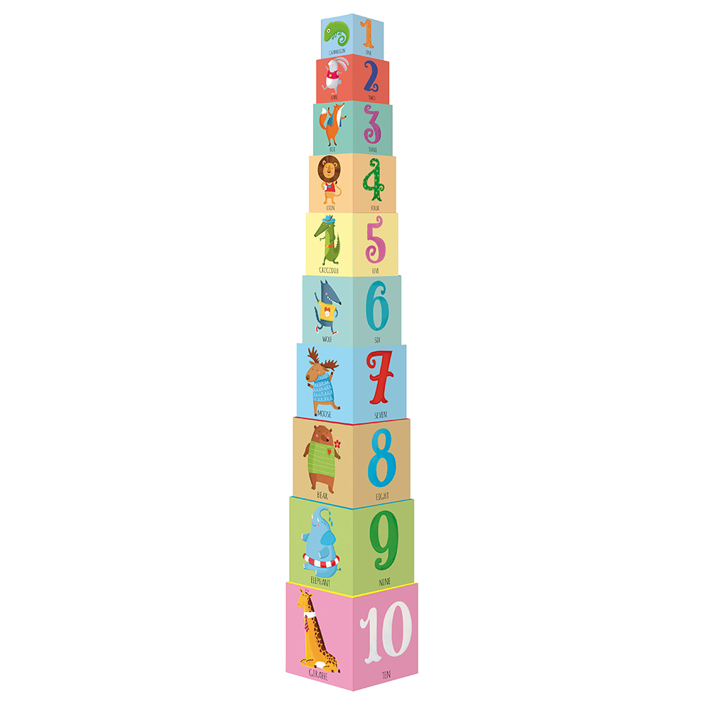 Sassi Junior - Edu-Blocks Stacking Toy - Animals