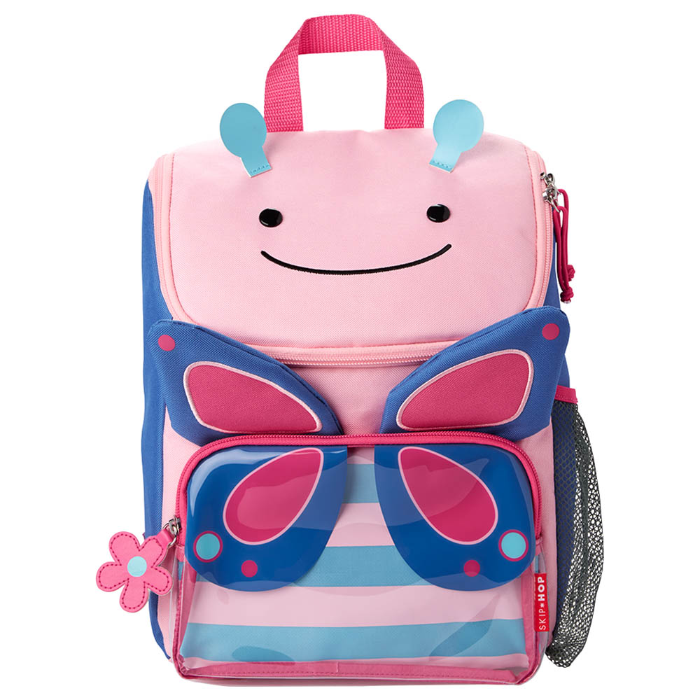 Skiphop - Zoo Big Backpack - Butterfly - 14 Inch