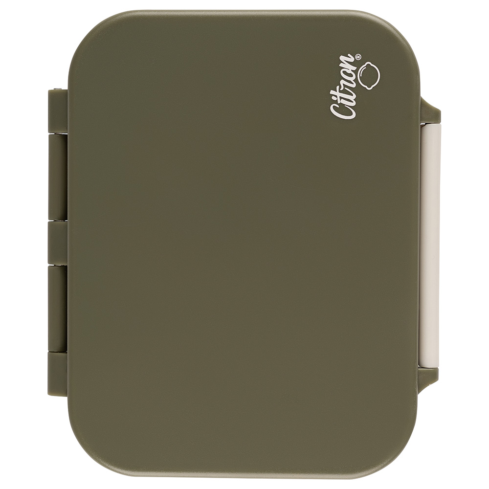 Citron - 3 Compartments Tritan Snack box - Dark Green