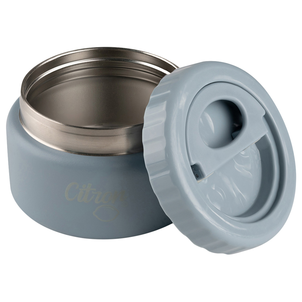 Citron - Stainless Steel Food Jar - 250ml - Blue