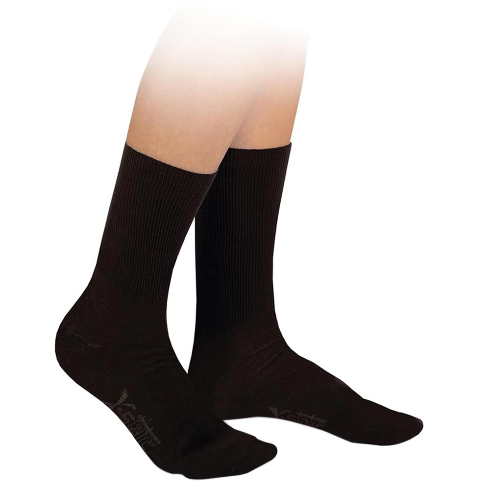 Go Silver - Diabetic Socks - Black