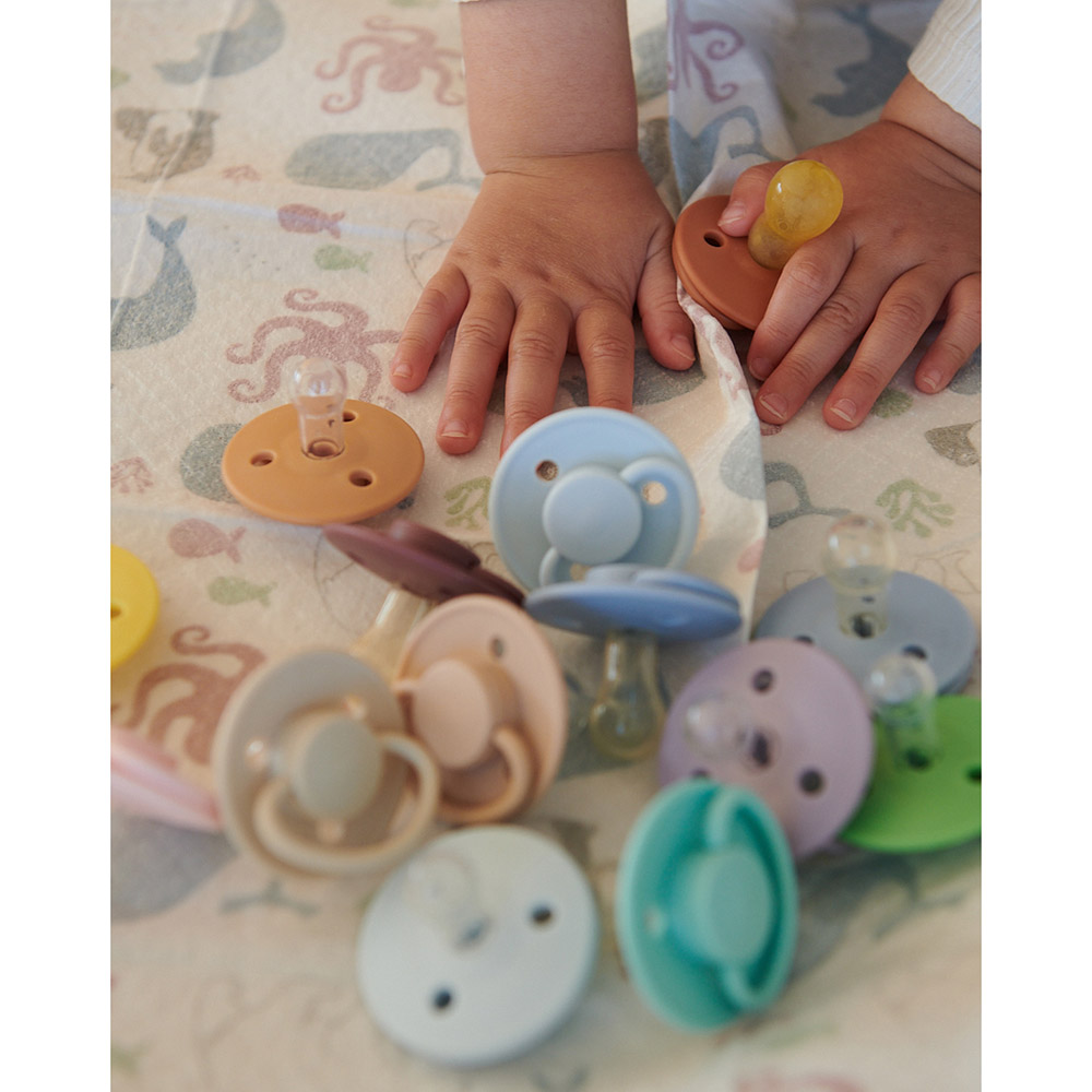 Mininor - Silicone Pacifier 12m - Bubblegum - 1 pc