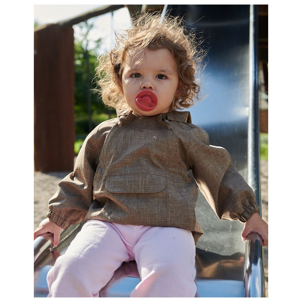 Mininor - Round Pacifier Latex - 0M+ - Rhubarb