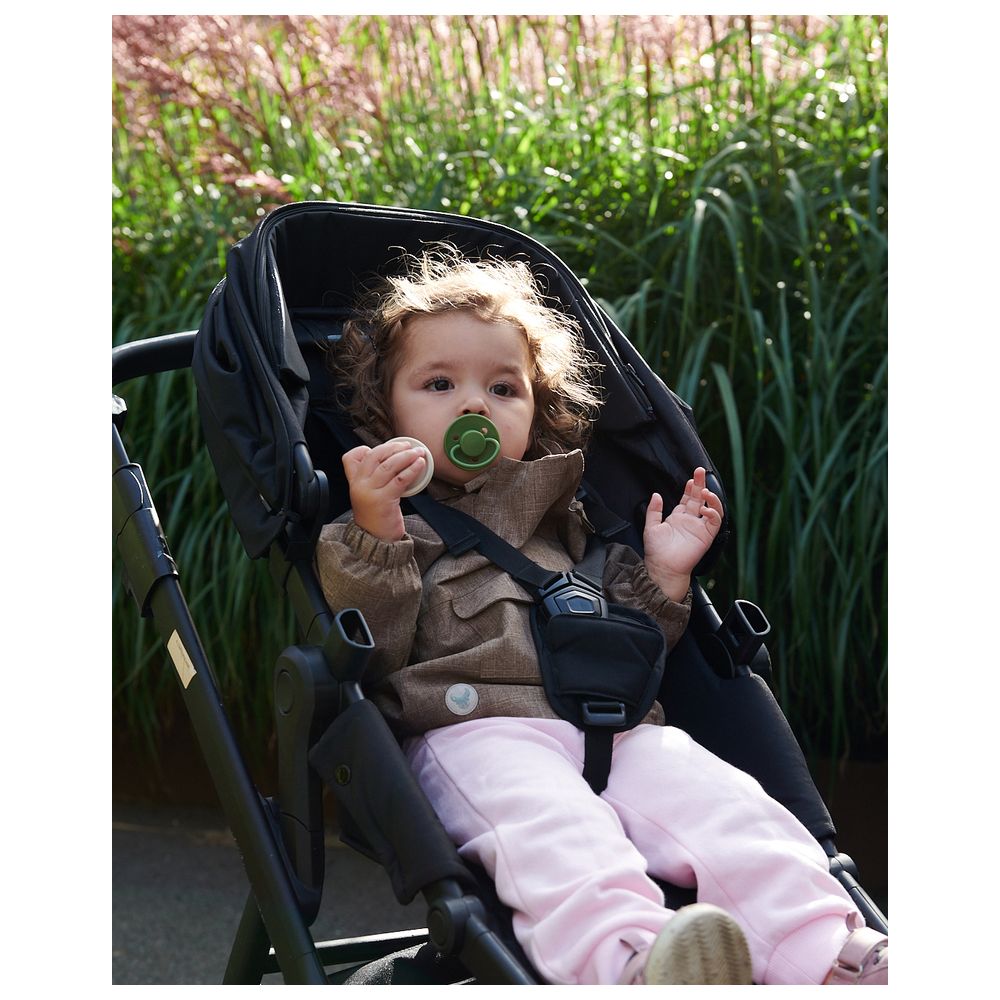 Mininor - Round Pacifier Latex - 0M+ - Grasshopper