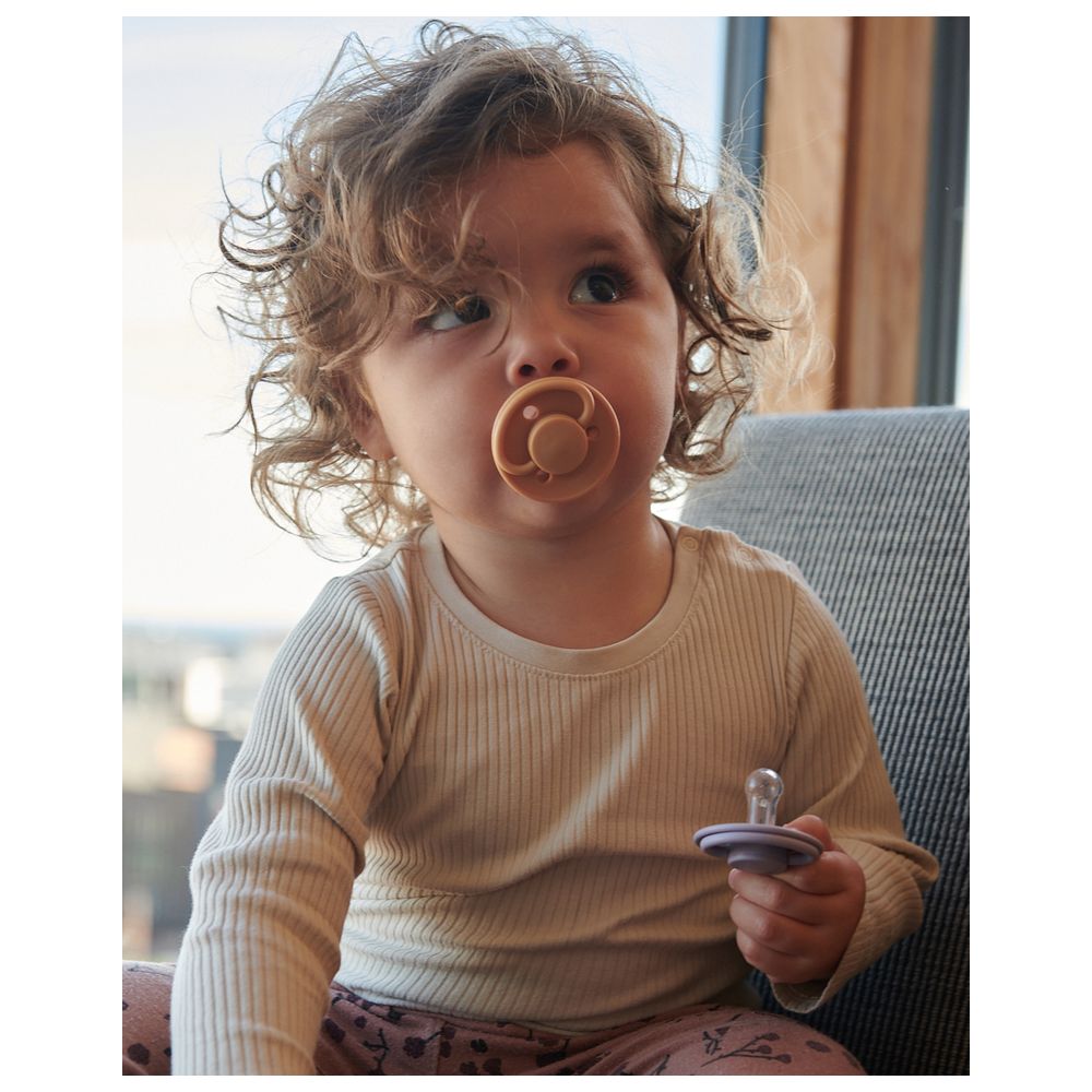 Mininor - Round Pacifier Latex - 6M+ - Soft Rabbit