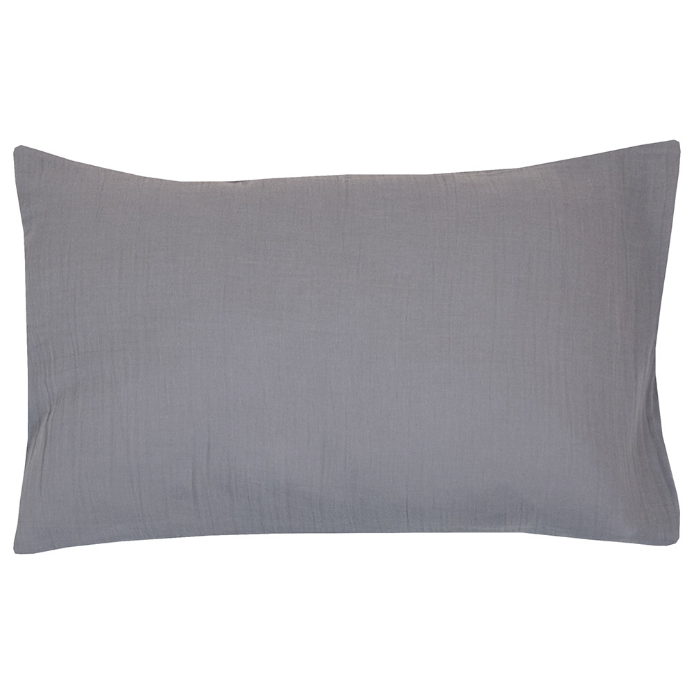 Me Organic Crinkle Muslin Nap/Bed Set - Grey
