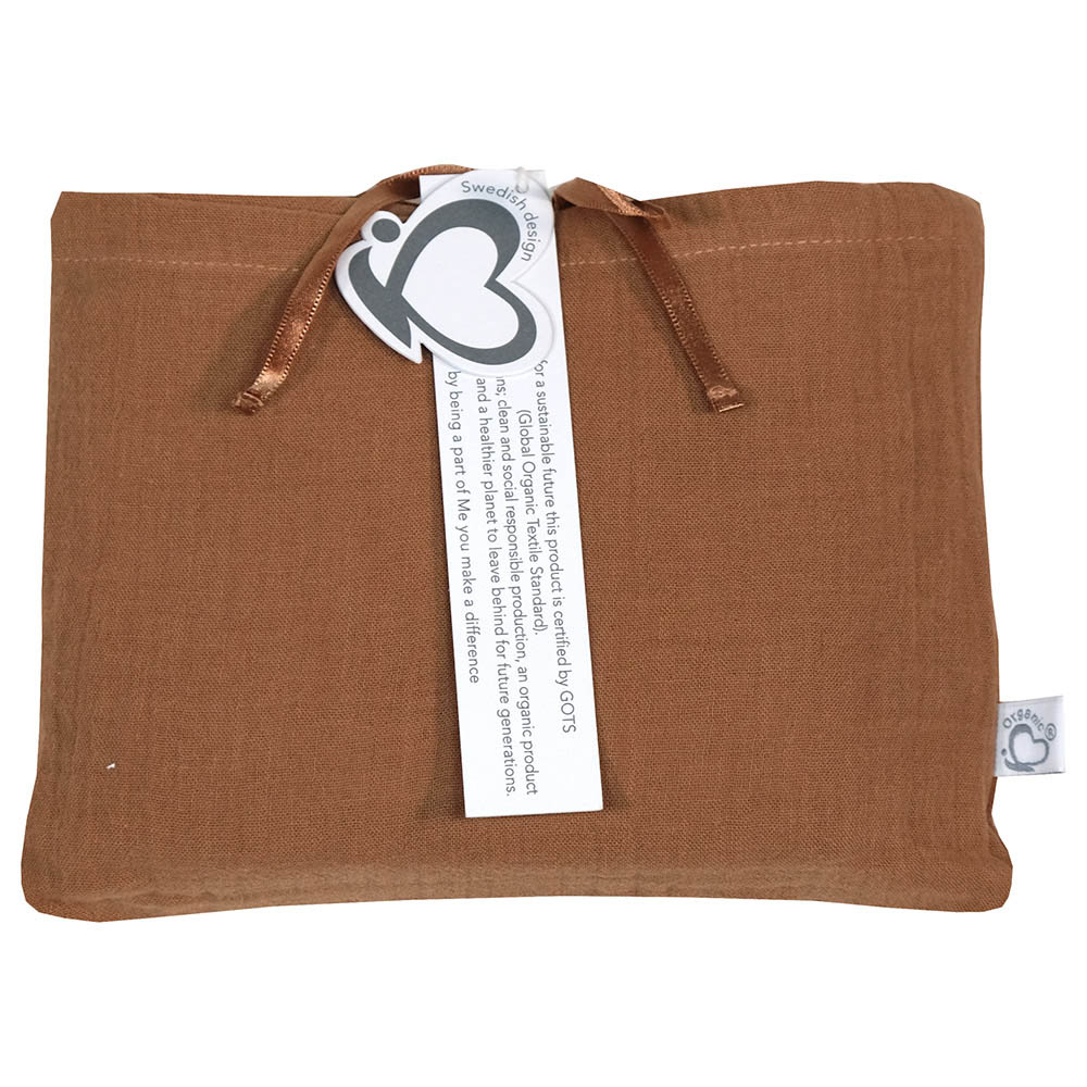 Me - Organic Crinkle Muslin Nursing Scarf - Mocca