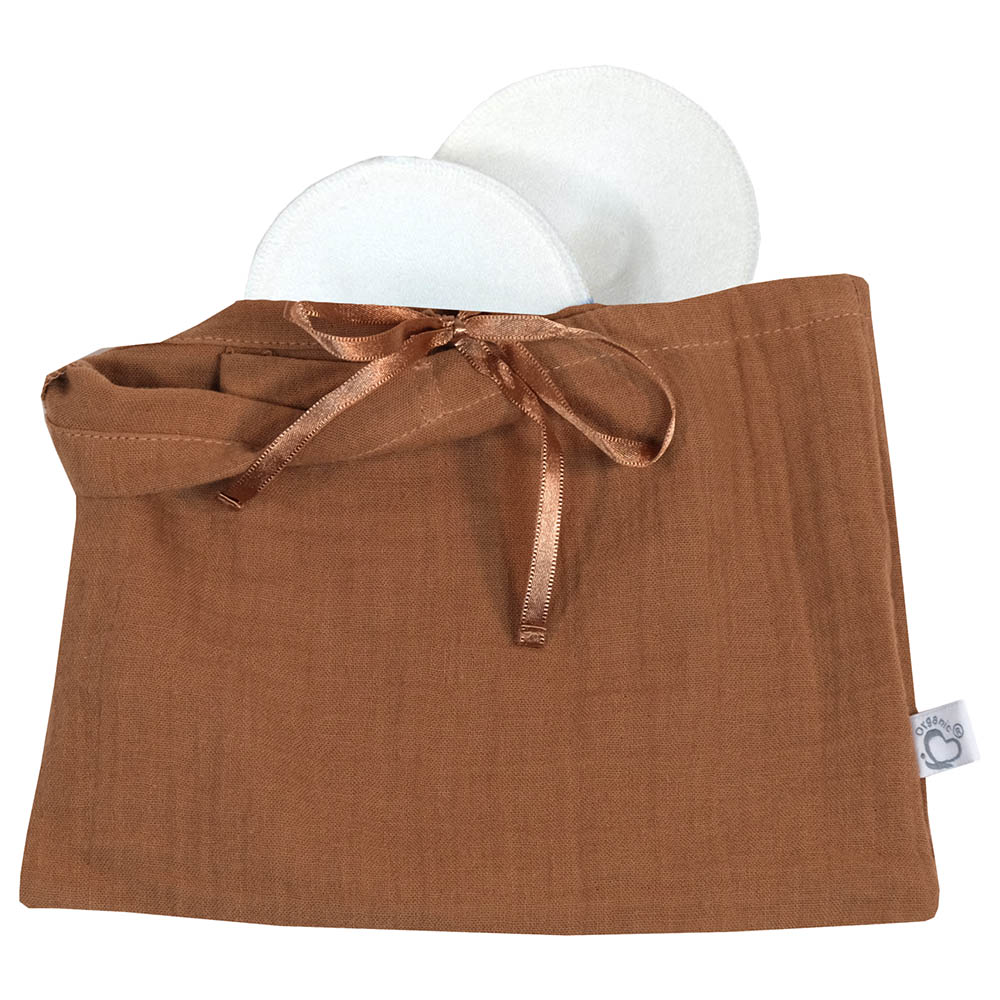 Me - Organic Crinkle Muslin Nursing Scarf - Mocca