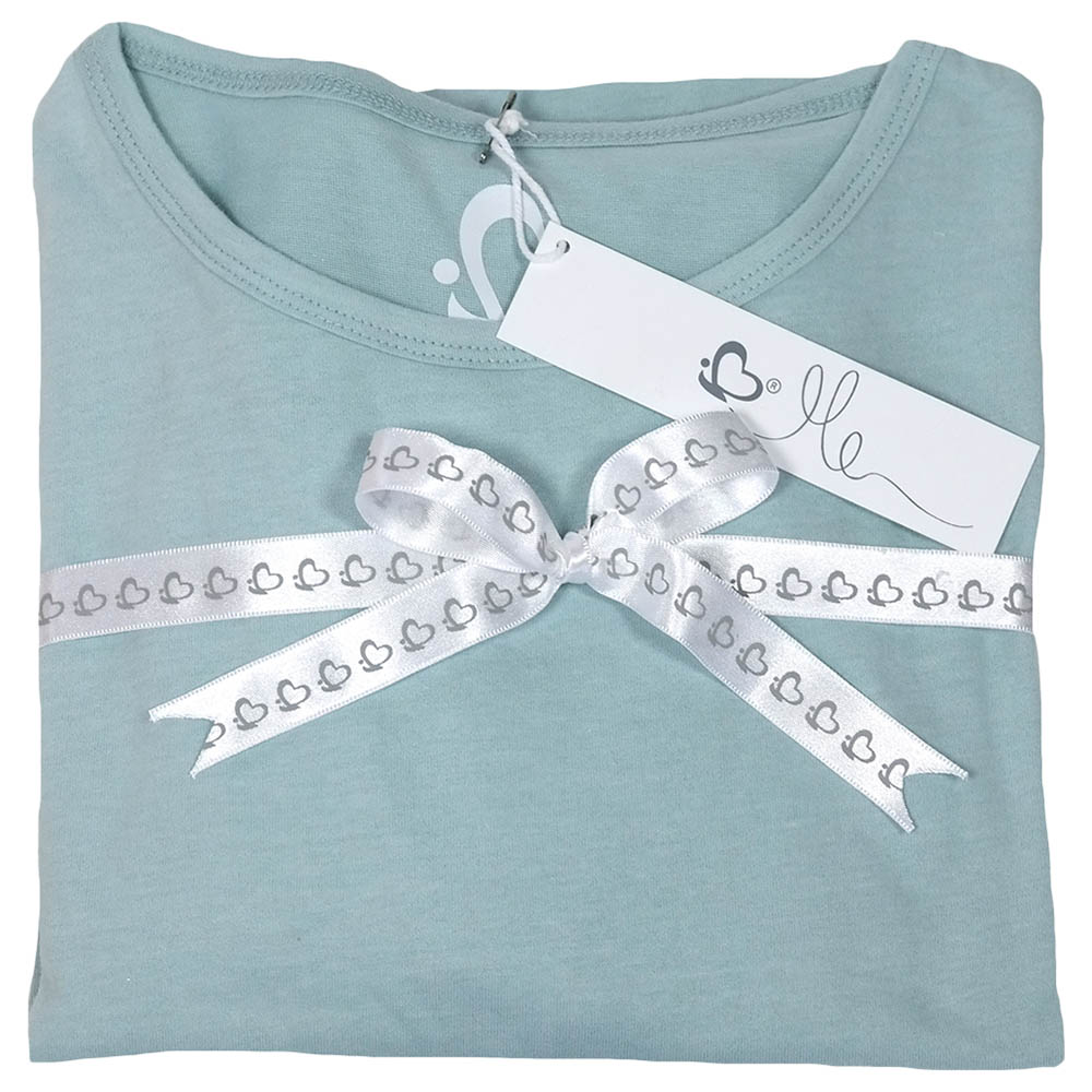 Me Organic Oversized T-Shirt & Bottoms Set - Ether