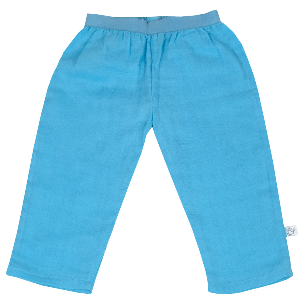 Me Muslin Organic Pants - Turquoise