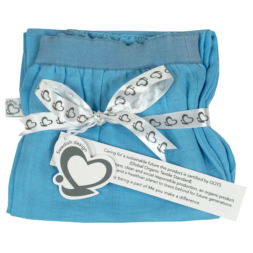 Me Muslin Organic Pants - Turquoise