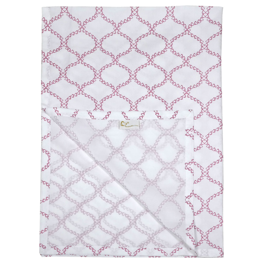 Me Organic Baby Sheet - Jaipur - Mauve