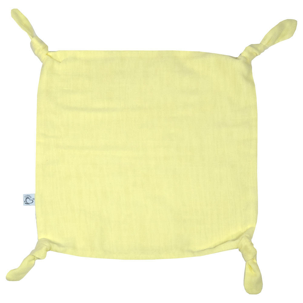 Me - Organic Snuggle Knots Muslin Blanket - Yellow
