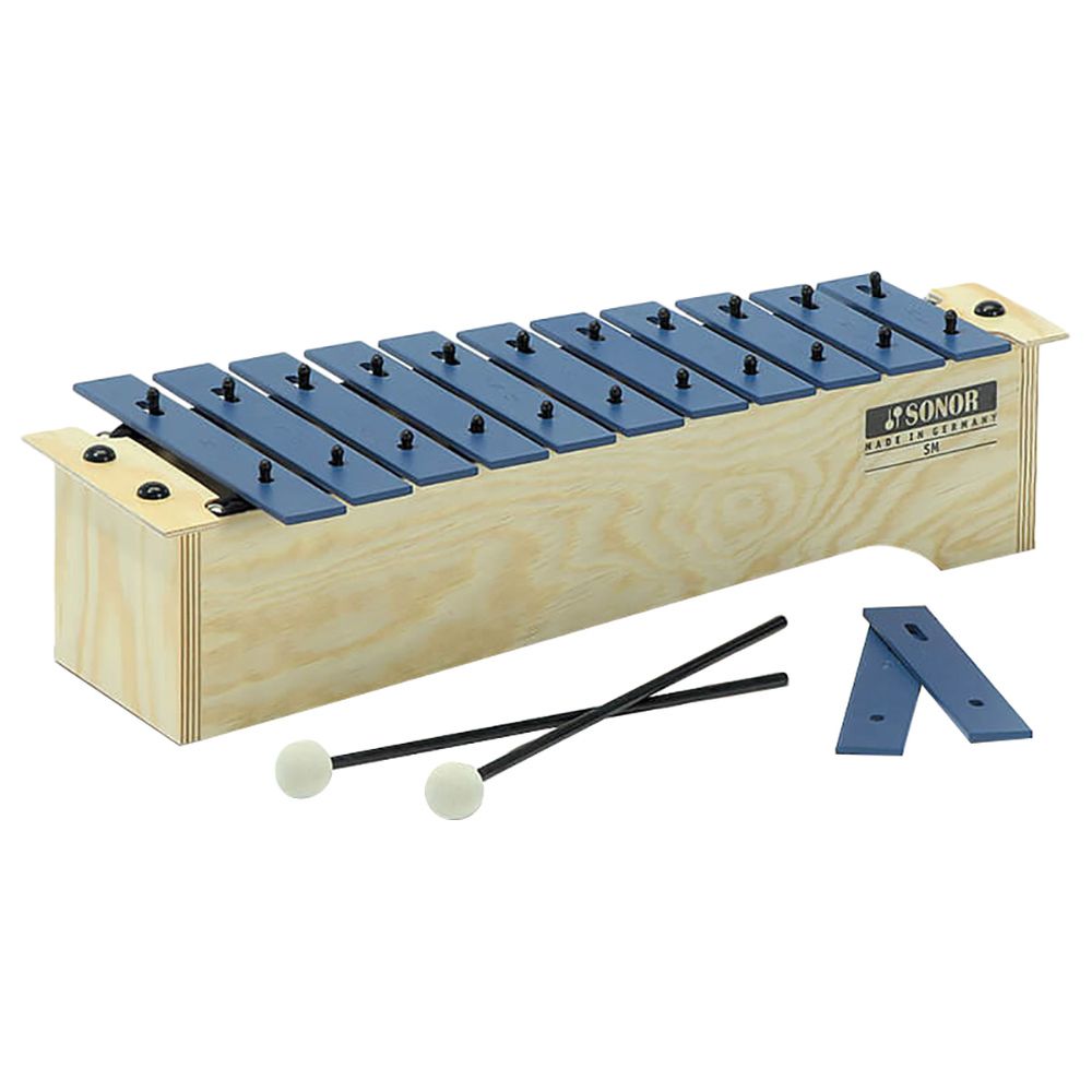Sonor - Soprano Metalophone with Mallets - Blue
