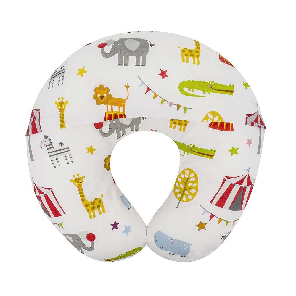 Kinder Valley - Circus Friends Donut Nursing Pillow - White