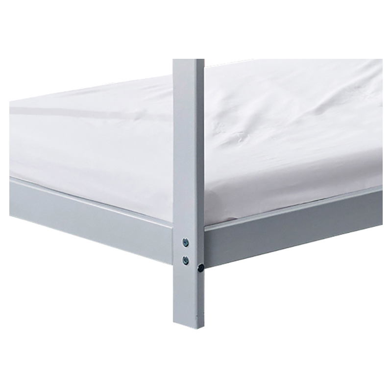 Kinder Valley - Harper Bed House with Spring Mattress - Grey