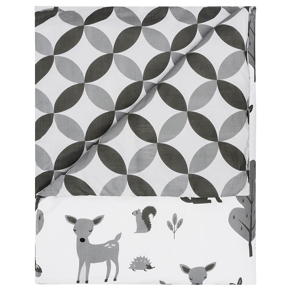 Kinder Valley - Toddler Bedding Set - Woodland Tales - Grey