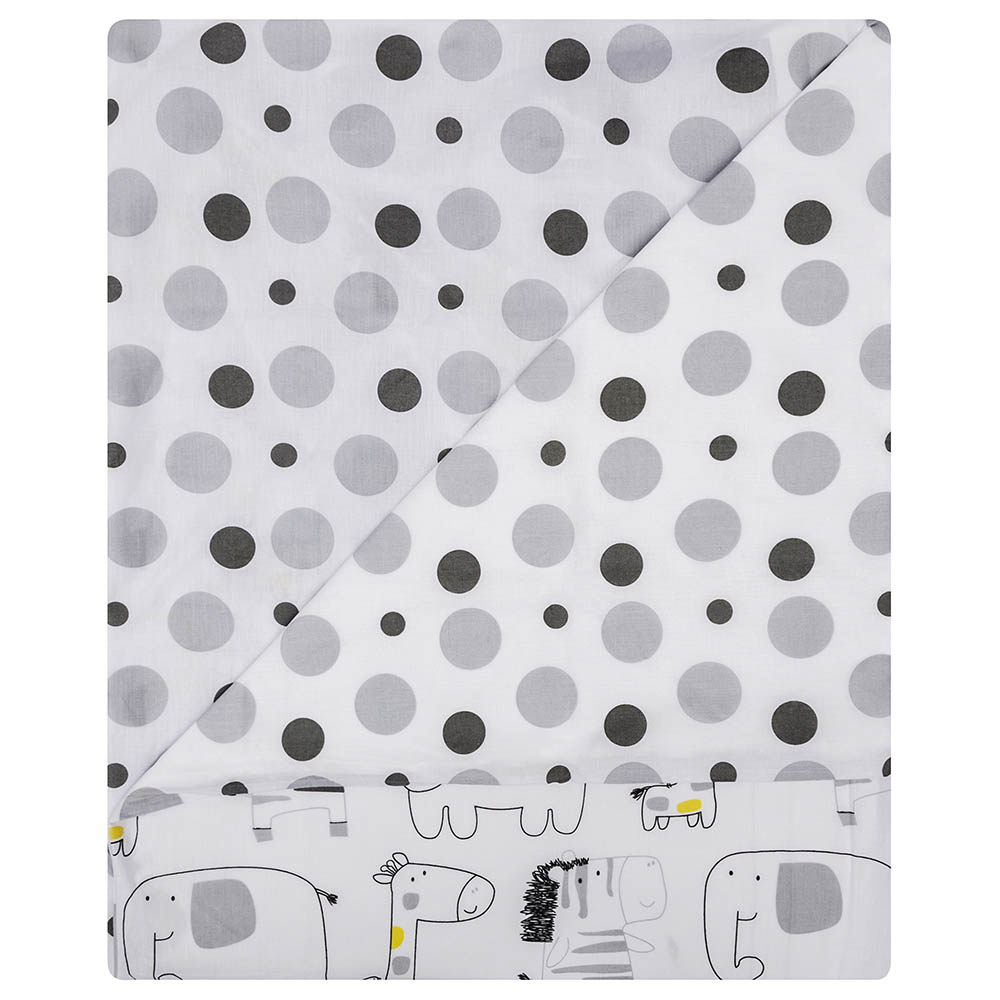 Kinder Valley - Toddler Bedding Set - Safari Friends - Grey