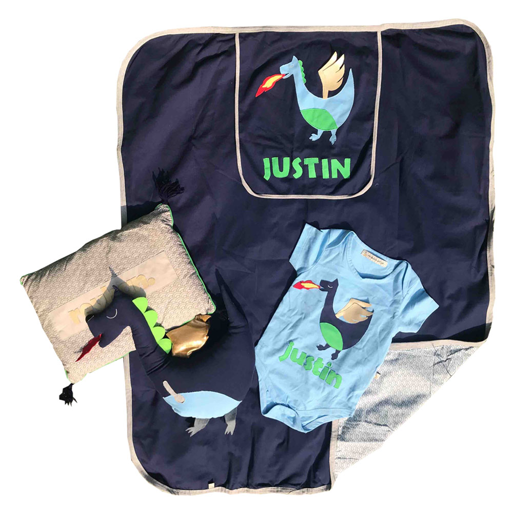 Mi Dulce An'ya Boys' Dragon Customized Gift Set - 3 Pcs