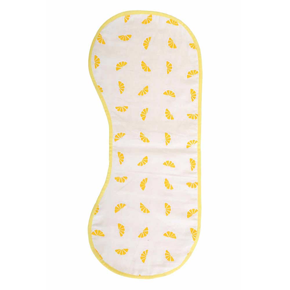 Mi Dulce An'ya - Reversible Burp Cloth - Yellow