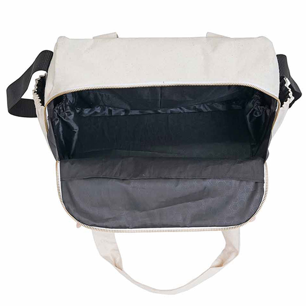 Mi Dulce An'ya - Organic Fox Diaper Bag - Cream