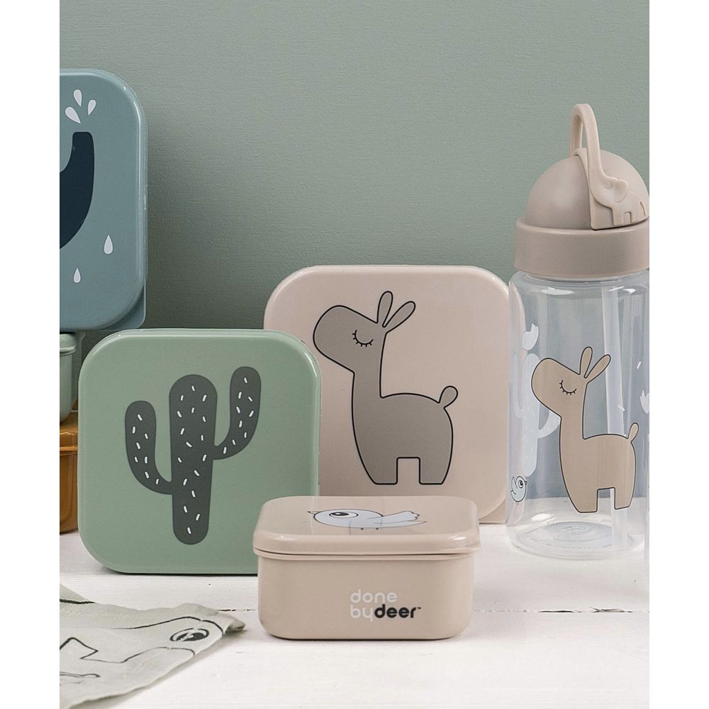 Done By Deer - Snack Box Set Lalee - 3pcs - Sand
