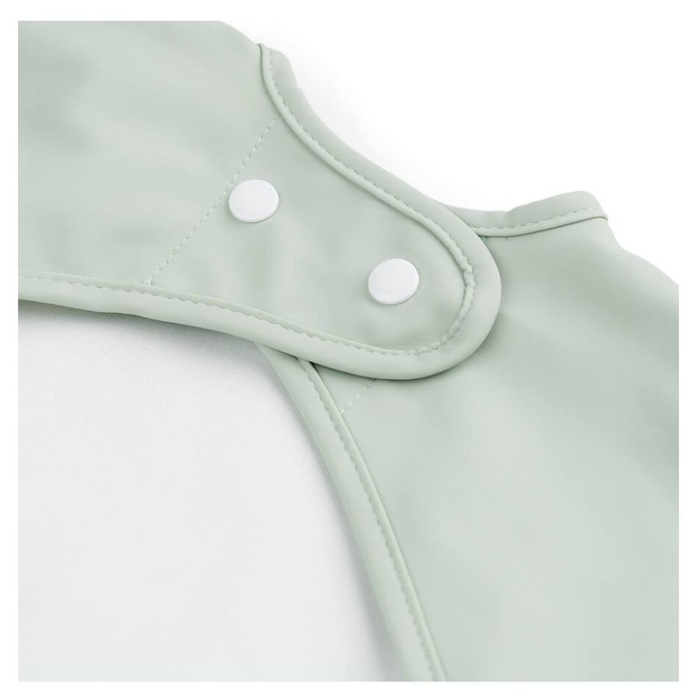 Done By Deer - Sleeved Pocket Bib - Croco - Green
