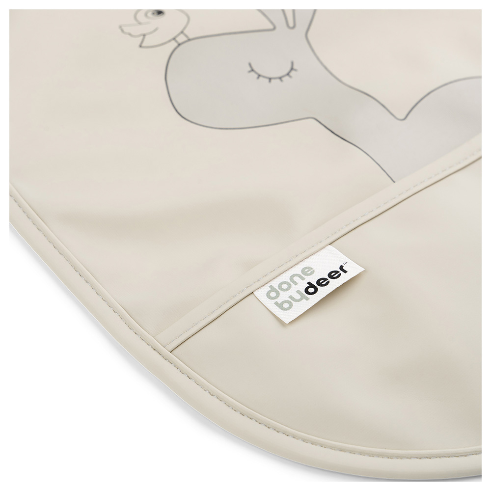 Done By Deer - Bib with Velcro - Pack Of 2 - Lalee Sand