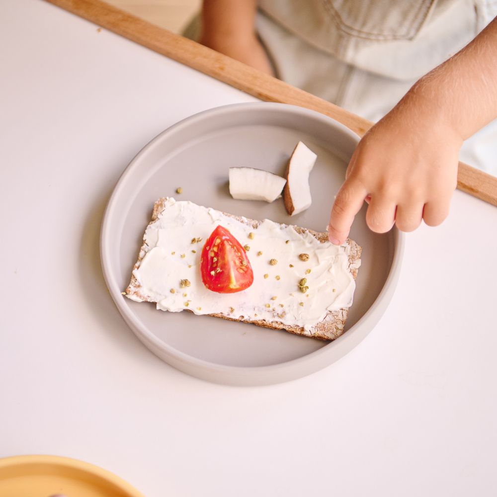Minikoioi Basics Plate - Powder Grey