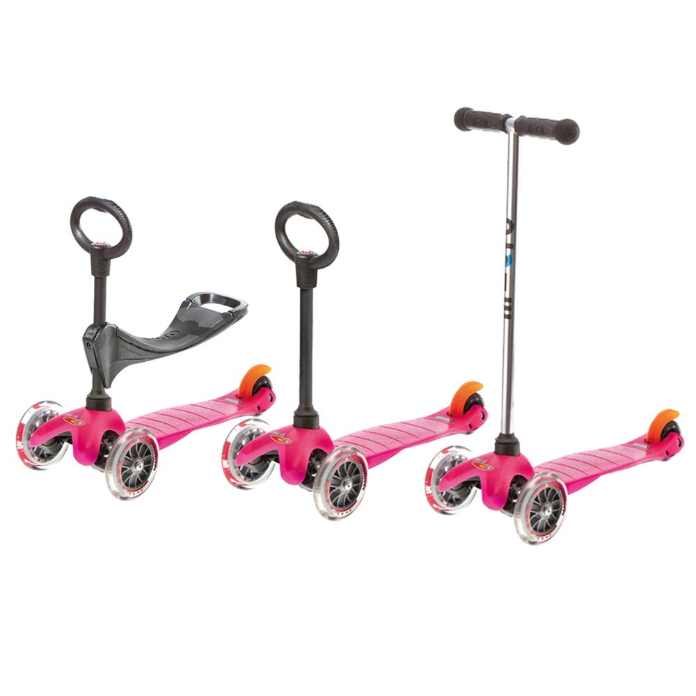 Mini Micro 3-in-1 Scooter - Pink