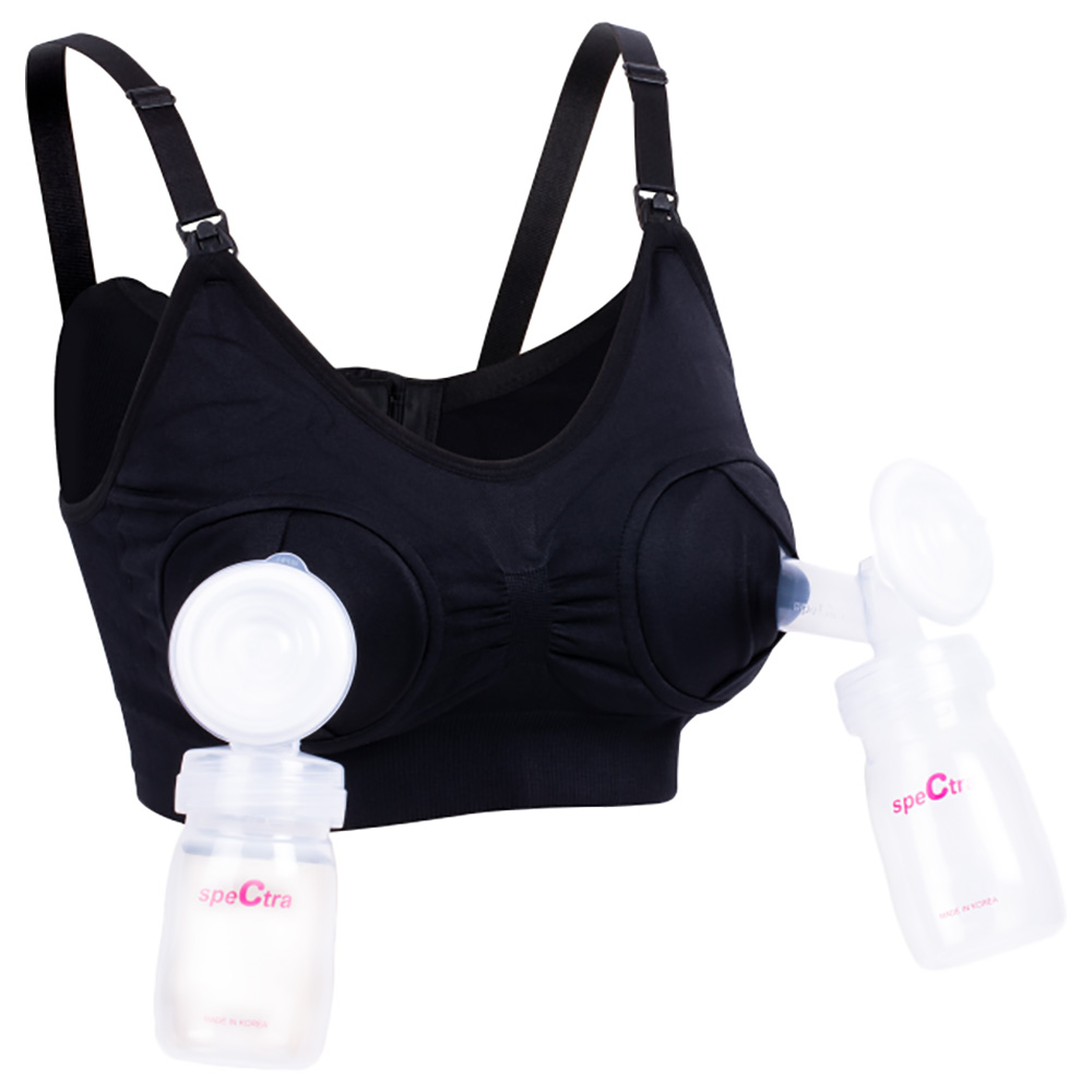 Spectra - Hugs'N Kisses Hands-Free Pumping/Nursing Bra Only - Midnight