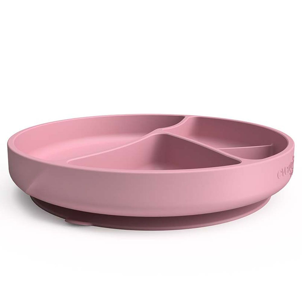 Everyday Baby Silicone Suction Plate - Purple Rose