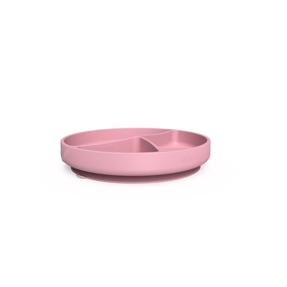 Everyday Baby Silicone Suction Plate - Purple Rose
