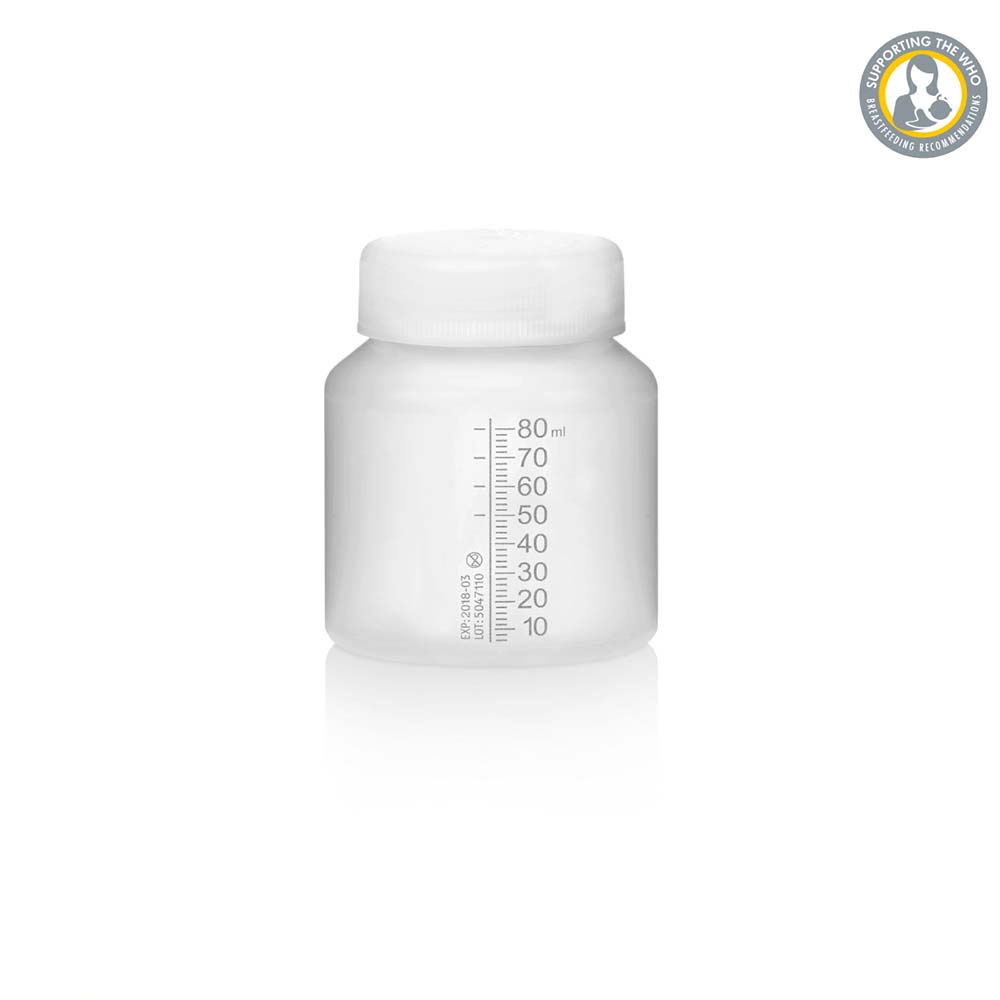 Medela - Disposable Breastmilk Storage Bottles 80ml with Lid - 40Pcs