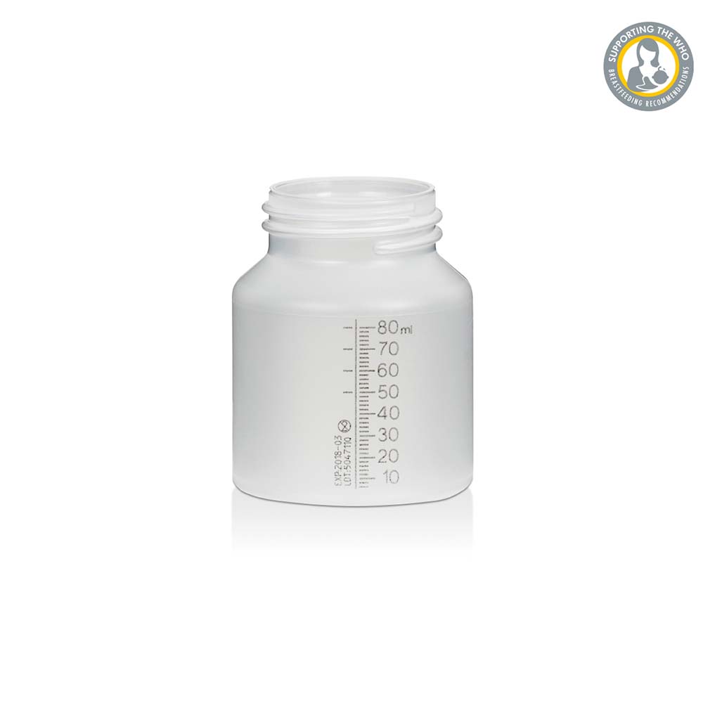 Medela - Disposable Breastmilk Storage Bottles 80ml with Lid - 40Pcs