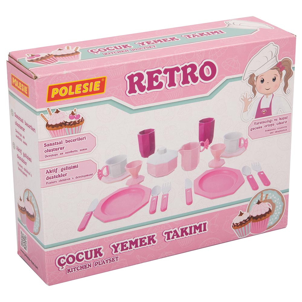 Polesie - Retro Tableware Set - 19pcs