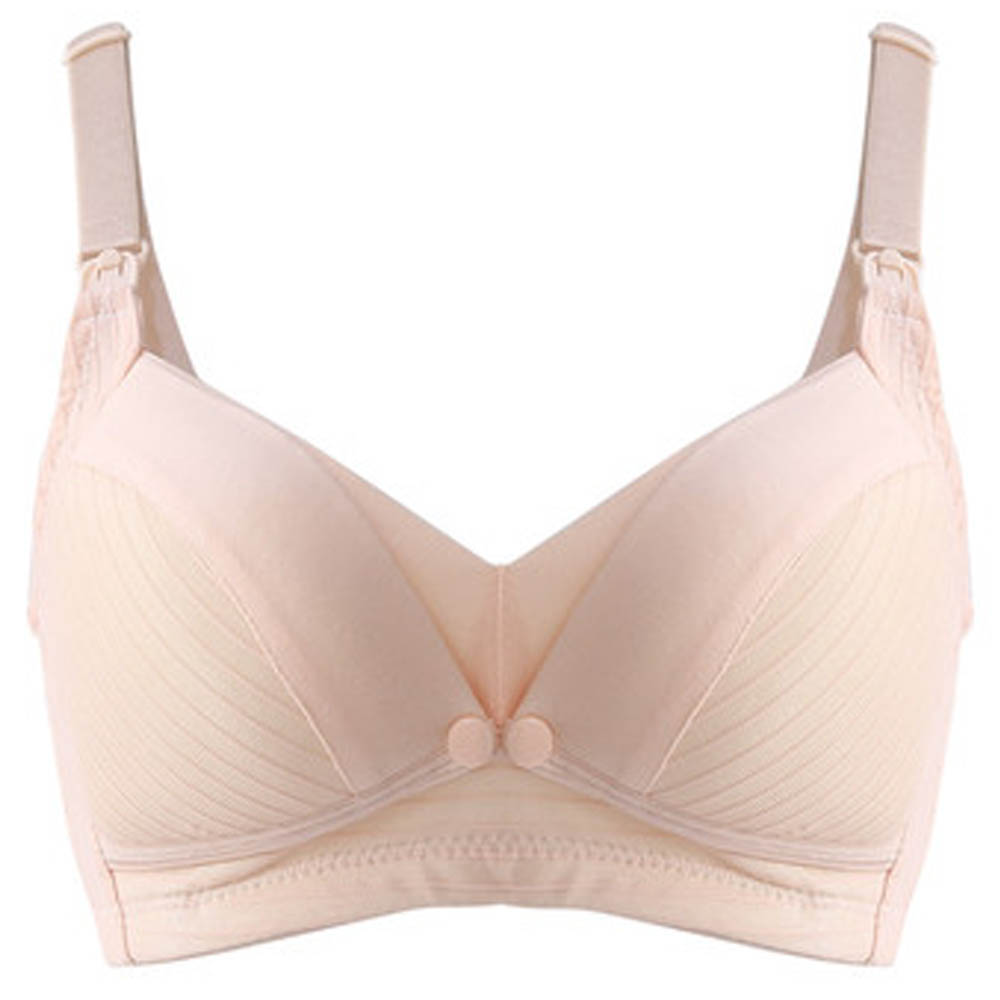 Okus - Comfy Cotton Maternity & Nursing Bra - Beige