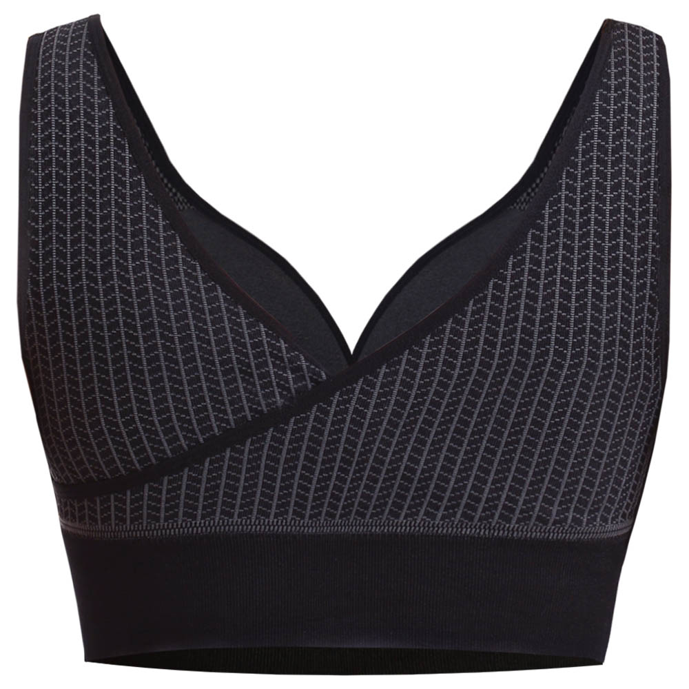 Sankom - Patent Classic Bra For Back Support - Black
