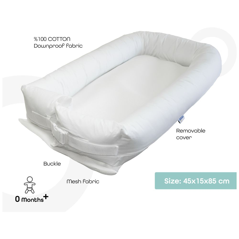 MOON - Baby Co-Sleeping Nest  - White