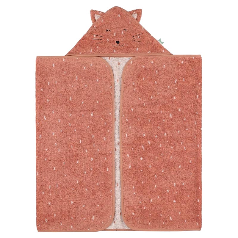 Trixie - Mrs. Cat Hooded Towel - 75cm X 75cm