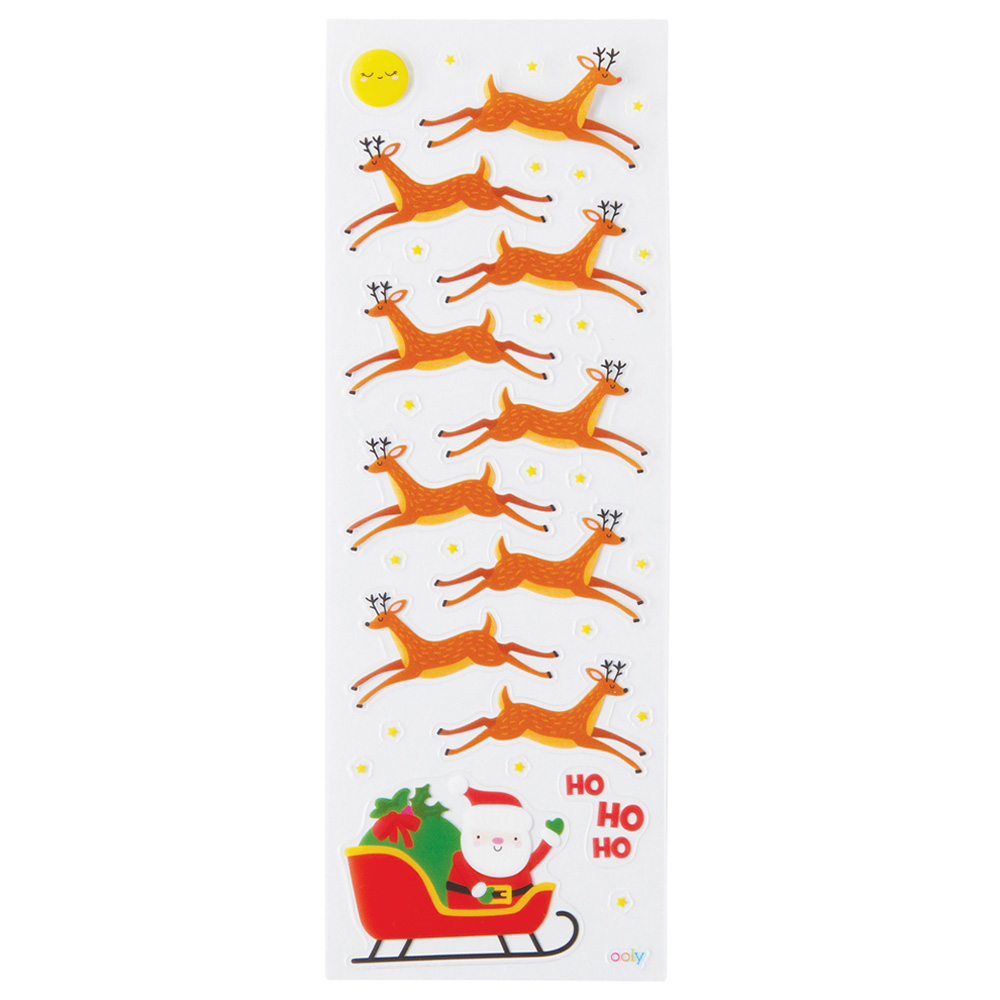Ooly - Stickiville Stickers - Skinny - Here Comes Santa