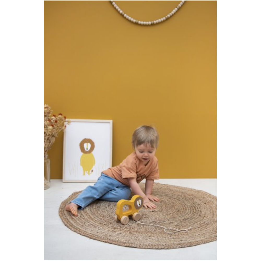 Trixie - Wooden Pull Along Toy - Mr. Lion