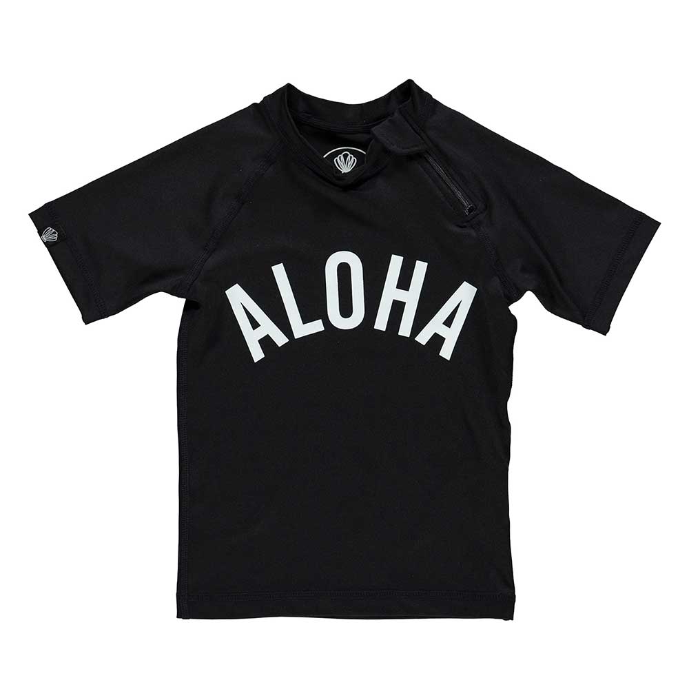 Beach & Bandits Boys' Aloha Short Sleeve Swim T-Shirt